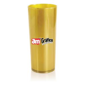 Long Drink 350ml comum PS Cristal Virgem 15,5x8 4X0  Adesivo Resinado 